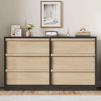 6 Drawer Dresser for Bedroom, Modern Dresser Organizer Storage Chest