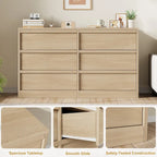 6 Drawer Dresser for Bedroom, Modern Dresser Organizer Storage Chest