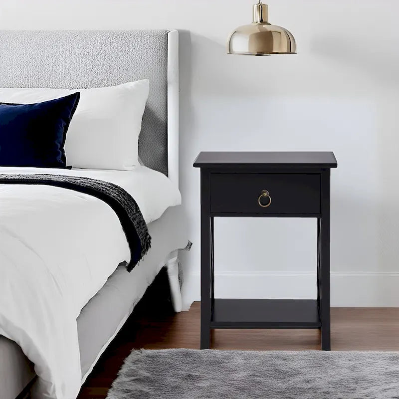 Wooden Side Tables Bedroom Night Stands for Bedrooms Small Nightstand