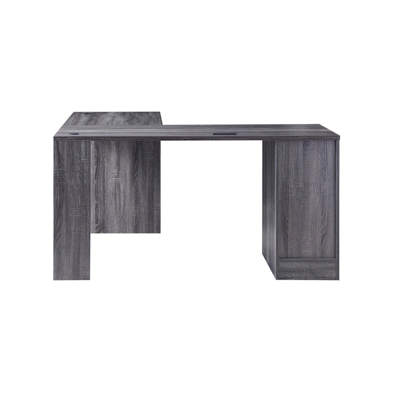 Barlon Transitional 59-inch L-shaped Computer Desk with USBs