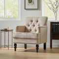 Malone Tufted Back Fabric Club Chair - 28.00 L x 29.50 W x 33.50 H