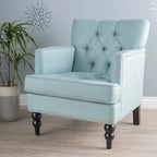 Malone Tufted Back Fabric Club Chair - 28.00 L x 29.50 W x 33.50 H