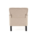 Malone Tufted Back Fabric Club Chair - 28.00 L x 29.50 W x 33.50 H