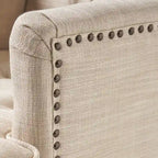 Malone Tufted Back Fabric Club Chair - 28.00 L x 29.50 W x 33.50 H