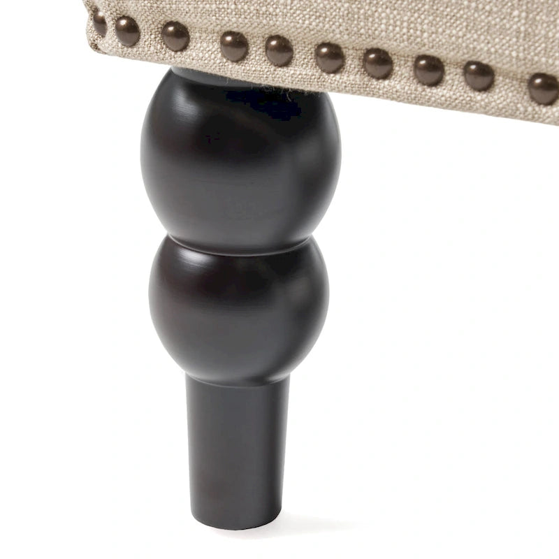 Malone Tufted Back Fabric Club Chair - 28.00 L x 29.50 W x 33.50 H