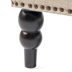 Malone Tufted Back Fabric Club Chair - 28.00 L x 29.50 W x 33.50 H