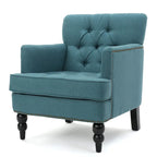 Malone Tufted Back Fabric Club Chair - 28.00 L x 29.50 W x 33.50 H