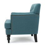 Malone Tufted Back Fabric Club Chair - 28.00 L x 29.50 W x 33.50 H
