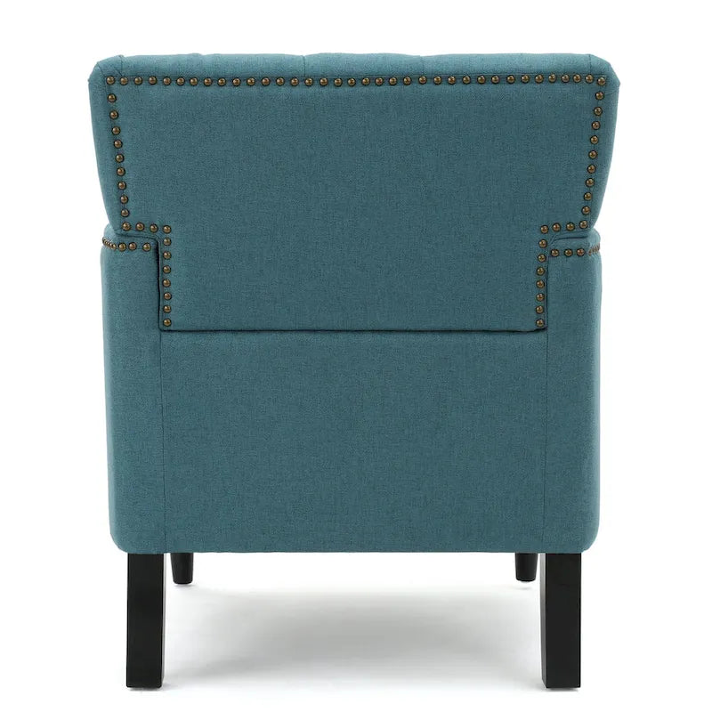 Malone Tufted Back Fabric Club Chair - 28.00 L x 29.50 W x 33.50 H