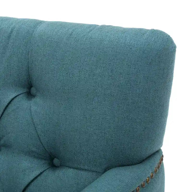 Malone Tufted Back Fabric Club Chair - 28.00 L x 29.50 W x 33.50 H