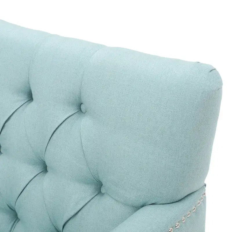 Malone Tufted Back Fabric Club Chair - 28.00 L x 29.50 W x 33.50 H