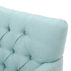 Malone Tufted Back Fabric Club Chair - 28.00 L x 29.50 W x 33.50 H