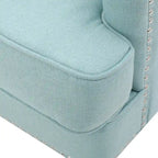 Malone Tufted Back Fabric Club Chair - 28.00 L x 29.50 W x 33.50 H