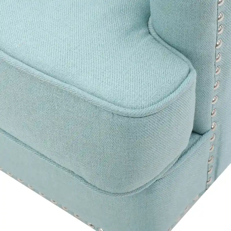Malone Tufted Back Fabric Club Chair - 28.00 L x 29.50 W x 33.50 H
