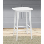 Backless Solid Acacia Counter Stool - Counter Stool