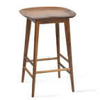 Backless Solid Acacia Counter Stool - Counter Stool