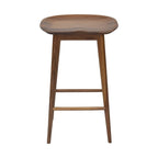 Backless Solid Acacia Counter Stool - Counter Stool