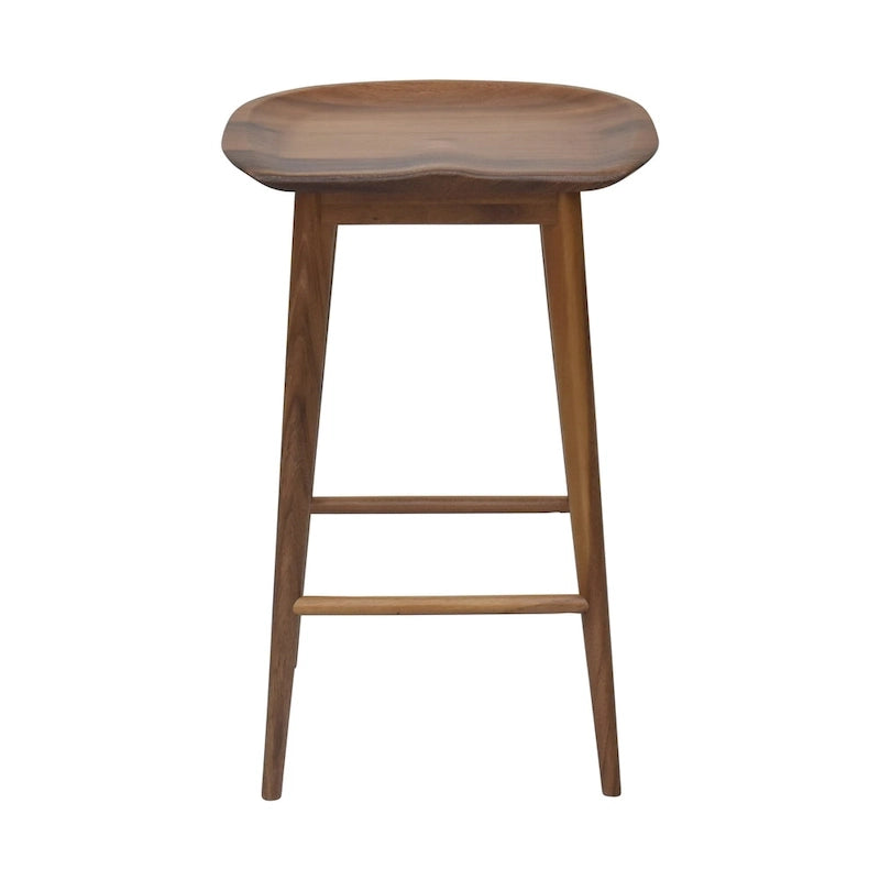 Backless Solid Acacia Counter Stool - Counter Stool