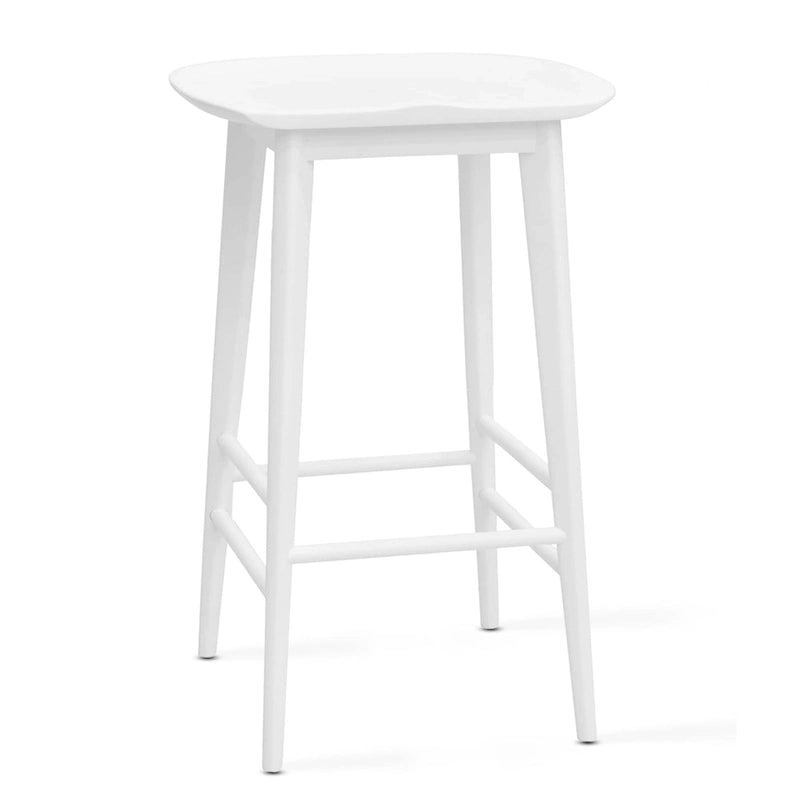 Backless Solid Acacia Counter Stool - Counter Stool