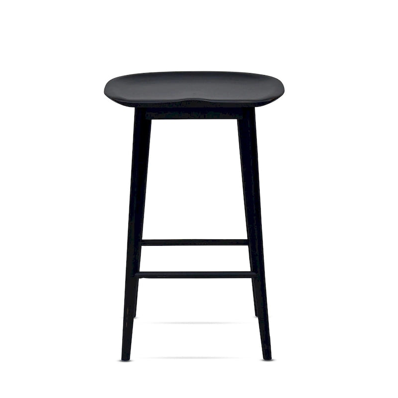 Backless Solid Acacia Counter Stool - Counter Stool