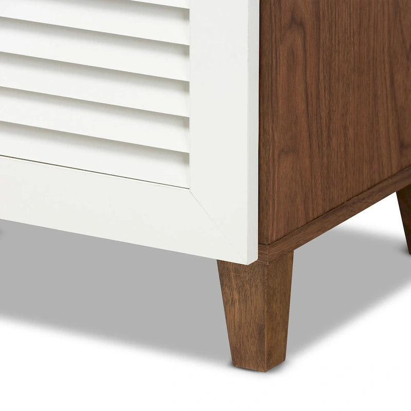 Agnew Modern and Contemporary 11-shelf Shoe Cabinet