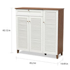 Modern and Contemporary 11-shelf Shoe Cabinet