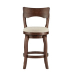 24-Inch Brown Counter Height Swivel Stool