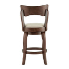 24-Inch Brown Counter Height Swivel Stool