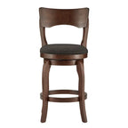 24-Inch Brown Counter Height Swivel Stool