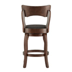 24-Inch Brown Counter Height Swivel Stool