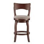 24-Inch Brown Counter Height Swivel Stool