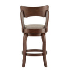 24-Inch Brown Counter Height Swivel Stool
