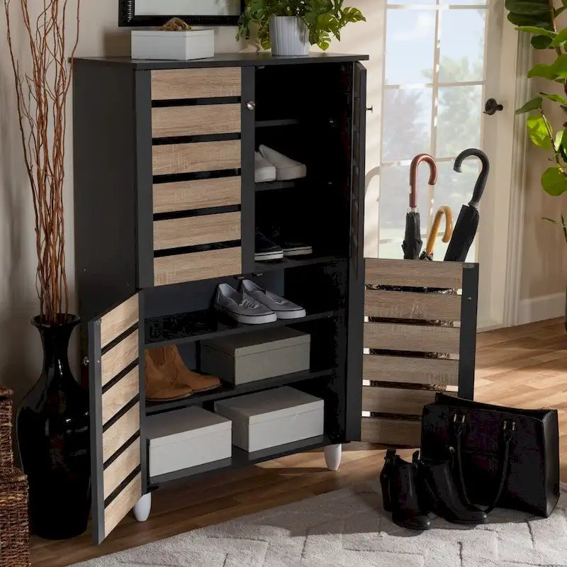 Contemporary Shoe Storage Cabinet
