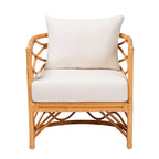 Bohemian Light Honey Rattan Arm Chair