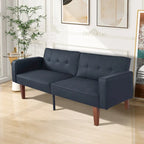Futon Sofa Bed Memory Foam Couch Sleeper Daybed Foldable Convertible Loveseat