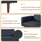 Futon Sofa Bed Memory Foam Couch Sleeper Daybed Foldable Convertible Loveseat