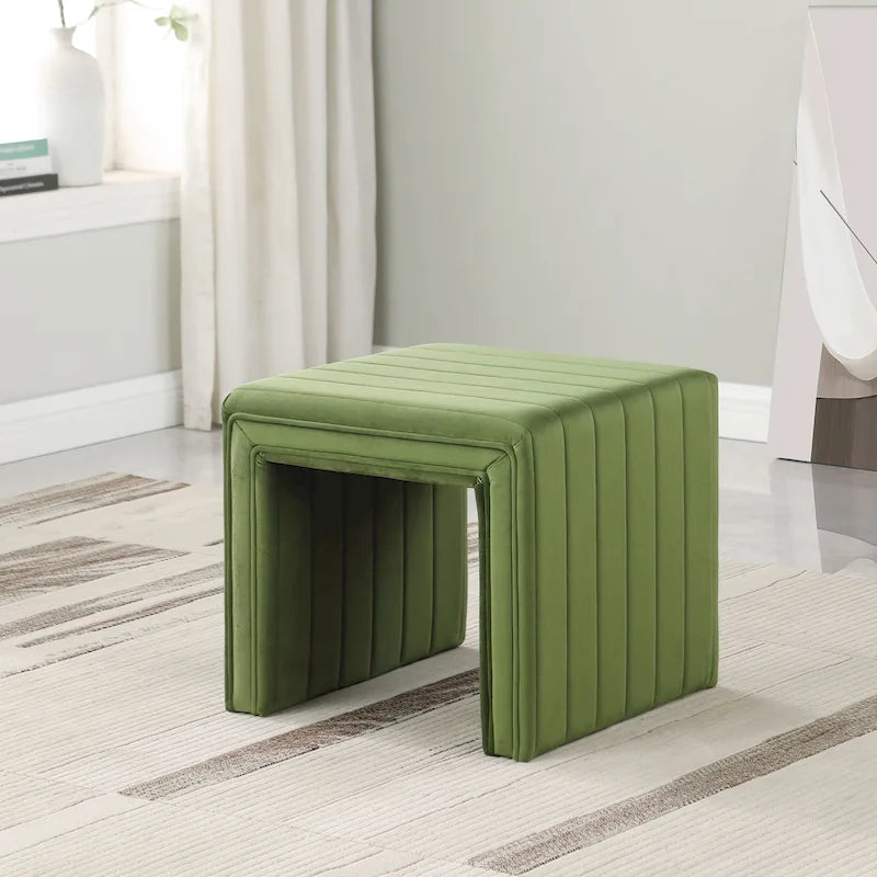 Modern Channel Ottoman