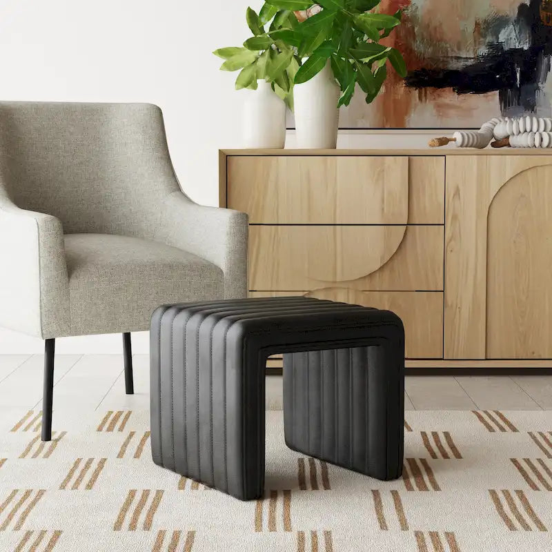 Modern Channel Ottoman