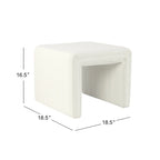 Pouf moderno trapuntato