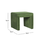 Pouf moderno trapuntato