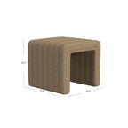 Pouf moderno trapuntato