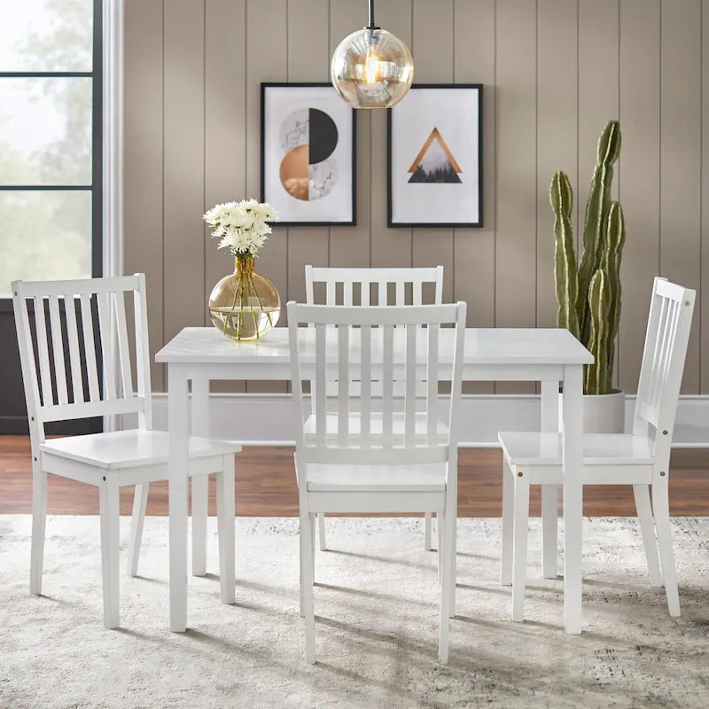 Espresso brown/black/white/rectangular dining table