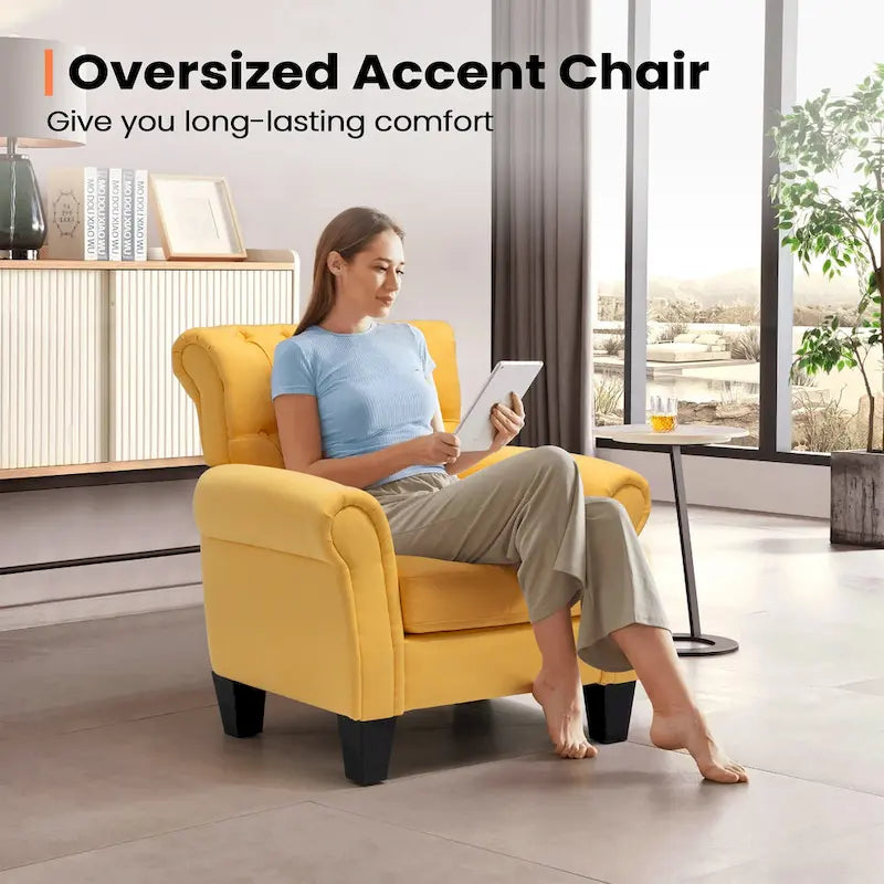 Modern Accent Chair Club Armchair for Living Room