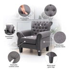 Modern Accent Chair Club Armchair for Living Room