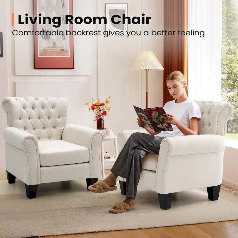 Modern Accent Chair Club Armchair for Living Room
