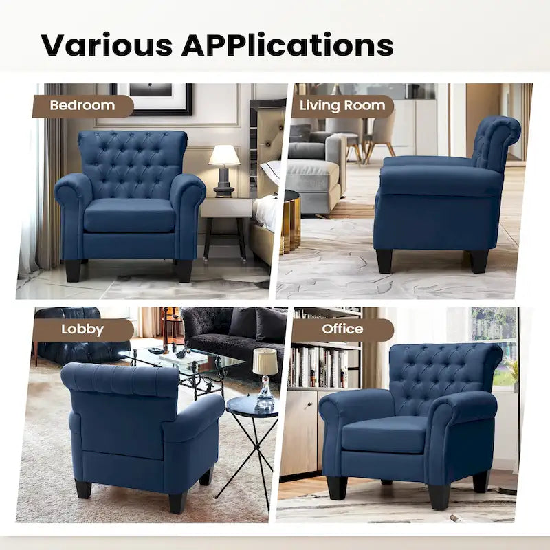 Modern Accent Chair Club Armchair for Living Room