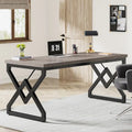 63-in Large Executive Desk, Home Office Computer Desk