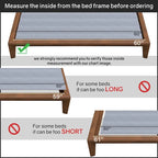 0.75 Vertical Standard Mattress Support Wooden Slats with Cover.