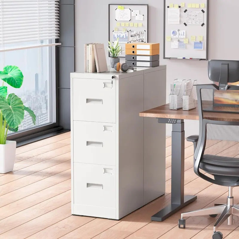 3 Drawer Metal Locking File Cabinet for Home Office