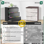 3 Drawer Metal Locking File Cabinet for Home Office
